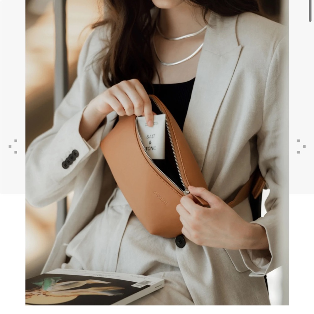 Metro Sling - Mahogany Vegan Leather
